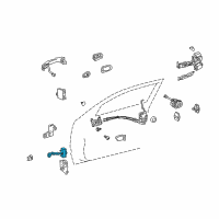 OEM 2008 Lexus GS460 Check Assy, Front Door Diagram - 68610-30181
