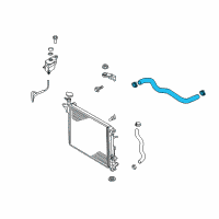 OEM 2017 Kia Sorento Hose Assembly-Radiator, Upper Diagram - 25414C5800