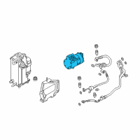 OEM 2018 BMW 530i Air Conditioning Compressor With Magnetic Coupling Diagram - 64-52-6-822-847