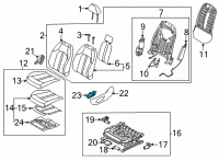 OEM 2022 Kia K5 Switch Assembly-Power Fr Diagram - 88070L1510WK