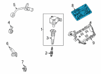 OEM Cadillac CT5 ECM Diagram - 12703874