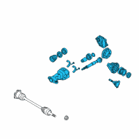 OEM 2013 Nissan 370Z Final Assembly Drive Diagram - 38301-EH33E