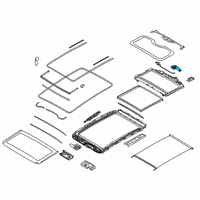 OEM BMW DRIVE PANORAMA GLASS ROOF Diagram - 67-61-5-A12-208