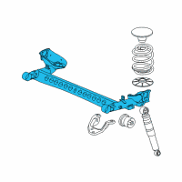 OEM 2009 Chevrolet Cobalt Rear Axle Kit Diagram - 15232752