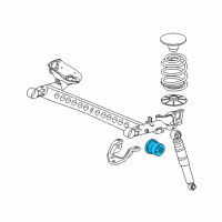 OEM Chevrolet Cobalt Insulator-Rear Suspension Diagram - 22729411