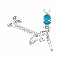 OEM Pontiac Coil Spring Diagram - 22705489