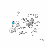 OEM 2006 Toyota Sienna Seat Back Heater Diagram - 87530-AE030