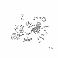 OEM 2009 Toyota Sienna Seat Cushion Heater Diagram - 87510-AE051