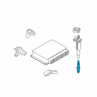 OEM 2014 BMW 750Li Spark Plugs Diagram - 12-12-0-040-581