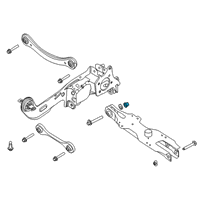 OEM Ford Escape Rear Lower Arm Nut Diagram - -W718179-S450B