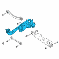 OEM Ford Escape KNUCKLE AND HUB ASY Diagram - LX6Z-5A968-D