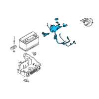 OEM Ford F-150 Positive Cable Diagram - JL3Z-14300-GA