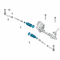 OEM Lincoln Continental Boot Kit Diagram - DG9Z-3332-A