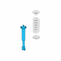 OEM 2011 Cadillac CTS Shock Diagram - 20951602