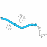 OEM 2018 Lexus IS350 Bar, Stabilizer, Front Diagram - 48811-30650