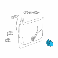 OEM Chrysler Aspen Handle-Inside Release Diagram - 1MG641D1AA
