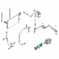 OEM 2011 Ford Taurus Clutch Coil Diagram - 8G1Z-19D798-A