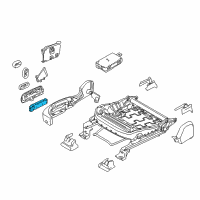 OEM Ford F-250 Super Duty Adjuster Switch Diagram - 9L3Z-14A701-A