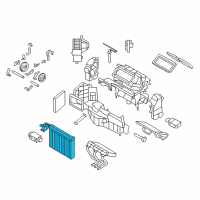 OEM BMW X6 Evaporator Diagram - 64-11-6-806-555