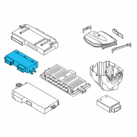 OEM 2013 BMW X1 Sunroof Control Module Diagram - 61-35-9-137-054