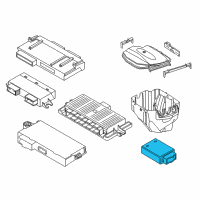 OEM BMW X1 Trailer Towing Modul Diagram - 71-60-6-850-497