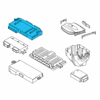 OEM BMW X1 Electronic Junction Box Diagram - 61-35-9-364-819