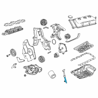 OEM 2001 Chrysler Prowler Tube-Engine Oil Indicator Diagram - 4663863AD