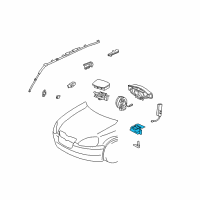 OEM 2006 Scion xA Center Sensor Diagram - 89170-0W240