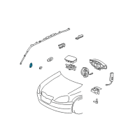 OEM 2006 Scion xA Side Sensor Diagram - 89831-05010