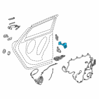 OEM Cadillac XTS Door Check Diagram - 20908477