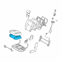 OEM 2006 Lexus RX330 Pad, Rear Seat Cushion, LH Diagram - 71612-0E010