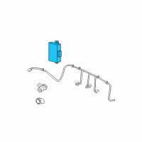 OEM 2003 Ford F-250 Super Duty Module Diagram - 4C3Z-15K866-AA