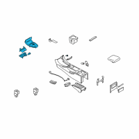 OEM Infiniti G25 Boot Assy-Console Diagram - 96935-1NF5C