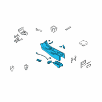 OEM 2008 Infiniti G35 Box Assy-Console, Center Diagram - 96910-JK41A