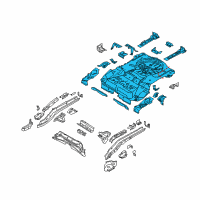 OEM Ford Escape Floor Pan Assembly Diagram - CV6Z-7811215-A