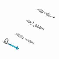 OEM 2012 Chevrolet Equinox Intermed Shaft Diagram - 25973835