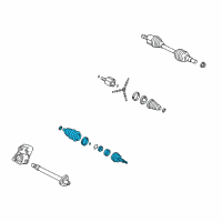 OEM 2009 Saturn Vue Outer Joint Assembly Diagram - 19150281