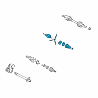 OEM 2009 Saturn Vue CV Joint Diagram - 15802951