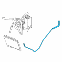 OEM Dodge Viper Line-Power Steering Return Diagram - 5181395AC