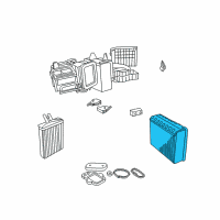 OEM Chrysler LHS EVAPORATOR-Air Conditioning Diagram - 5011079AB