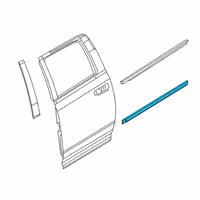 OEM 2021 Ram 3500 Rear Door Diagram - 6QE30SZ0AB