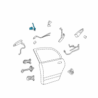 OEM Kia Door Key Sub Set, Left Diagram - 819702GA00