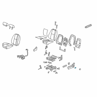 OEM 2010 Cadillac DTS Seat Switch Knob Diagram - 15889097