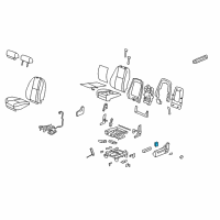 OEM 2007 Cadillac Escalade EXT Switch Asm-Driver Seat Lumbar Control *Vy Light Cashme Diagram - 25802503