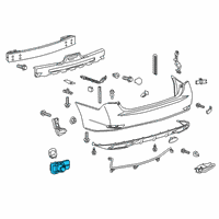 OEM Lexus CT200h Sensor, Ultrasonic Diagram - 89341-06050-B0