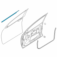 OEM 2020 Nissan NV3500 MOULDING Assembly - Front Door Outside, RH Diagram - 80820-1PA0A