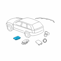 OEM 2012 Dodge Durango Module-Parking Assist Diagram - 56054147AG