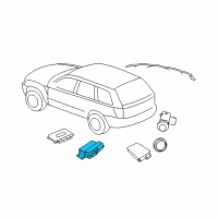 OEM 2012 Jeep Grand Cherokee Module-Blind Spot Detection Diagram - 56038890AG