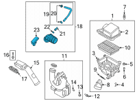 OEM Kia Seltos Hose Assembly-Air Intake Diagram - 28140Q5200