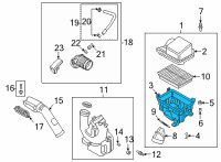 OEM 2021 Kia Seltos Body-Air Cleaner Diagram - 28112Q5100